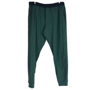 MARINE LAYER SPORT - MEN'S LARGE - GREEN ELASTIC WAIST ACTIVEWEAR JOGGER PANTS